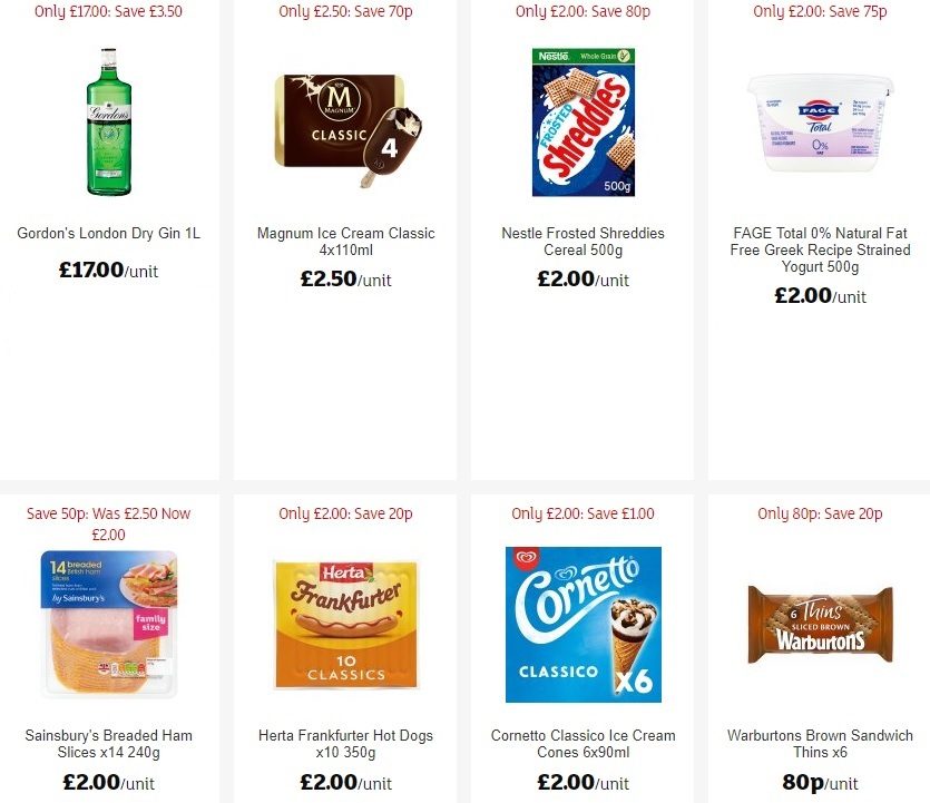 Sainsburys Offers 17 August Sainsburys Shopping Sainsburys Sale