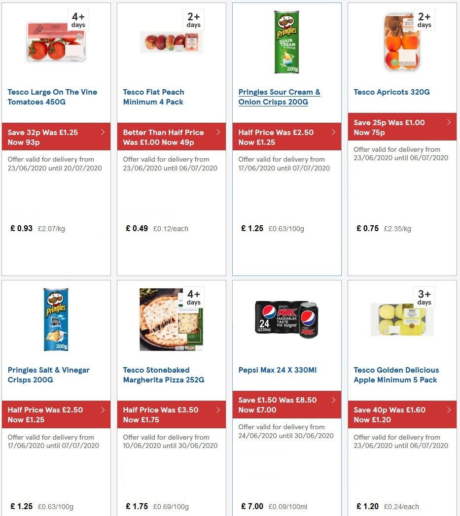 Tesco Offers Tesco Online Groceries Tesco Delivery Tesco Groceries