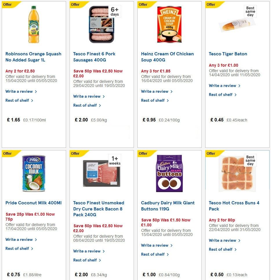 Tesco Offers | Tesco Online Groceries | Tesco Delivery | Tesco Groceries