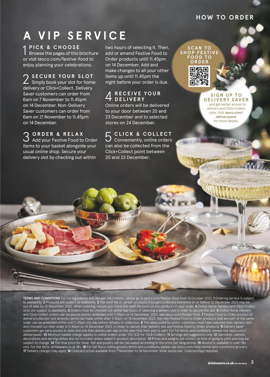 Tesco Offers Festive Food to Order 2023 | Tesco Catalogue | UK