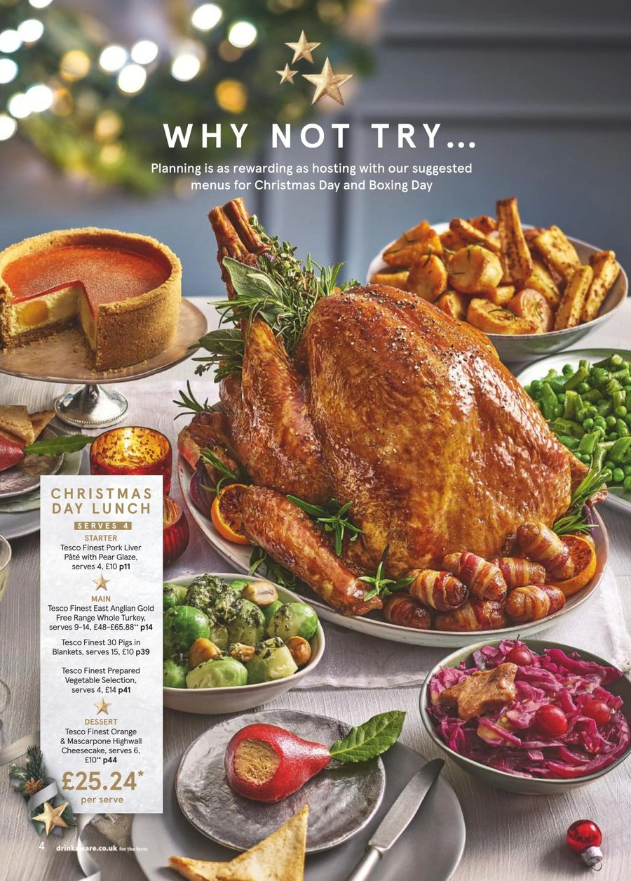 Tesco Offers Festive Food to Order 2023 | Tesco Catalogue | UK