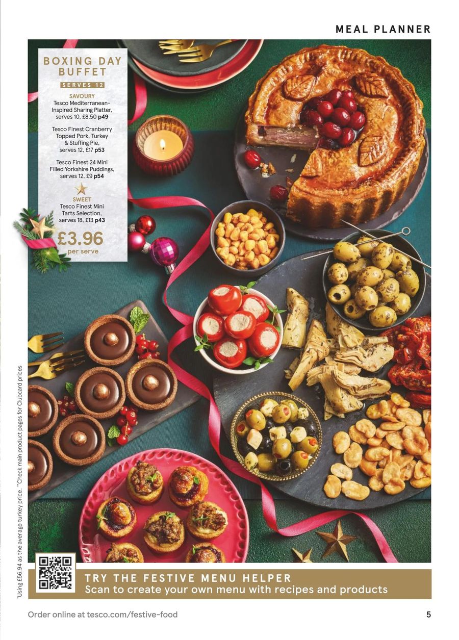 Tesco Offers Festive Food to Order 2023 | Tesco Catalogue | UK